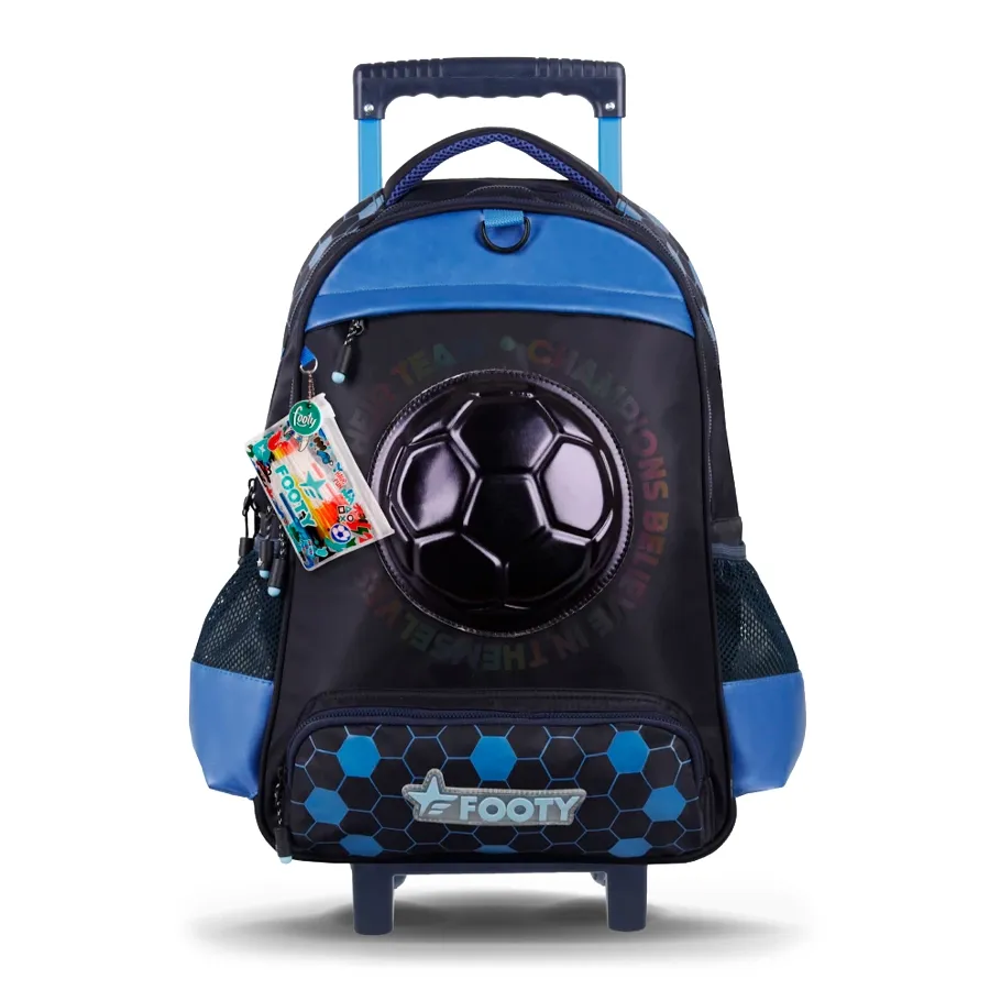 Imagen 0 de 3 de Mochila Footy Carro 18" Next Champ-NEGRO/AZUL