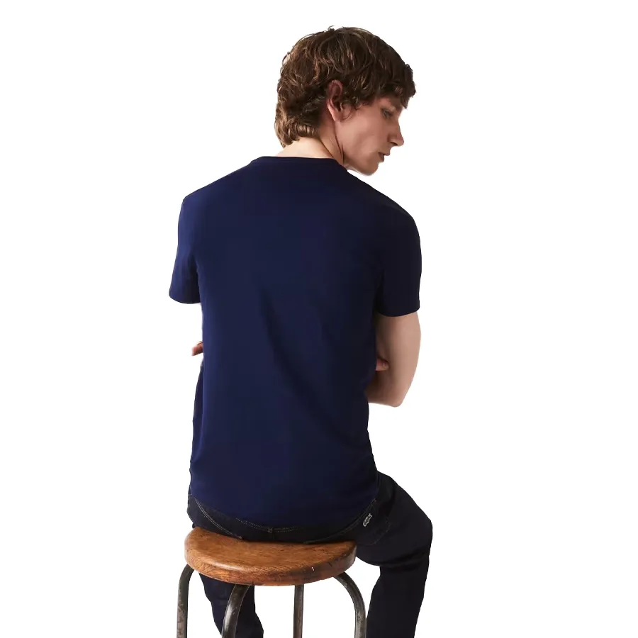 Imagen 4 de 5 de Remera Lacoste Cols Roules-MARINO