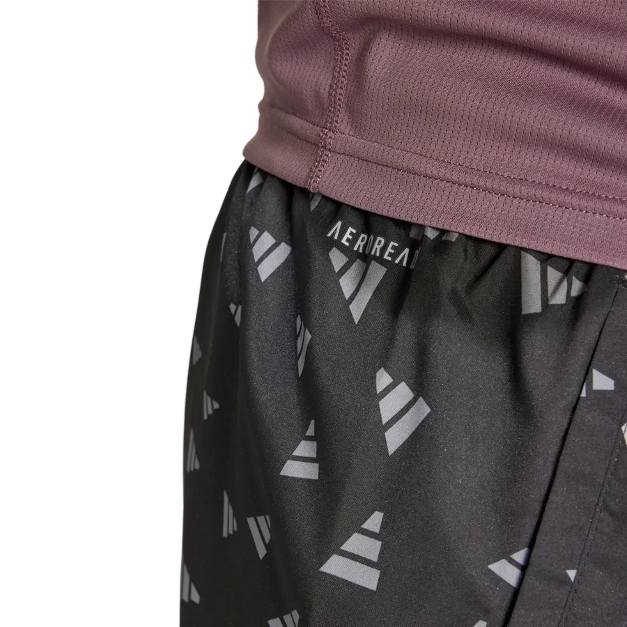 Imagen 2 de 5 de adidas Shorts  Run It-NEGRO/BLANCO