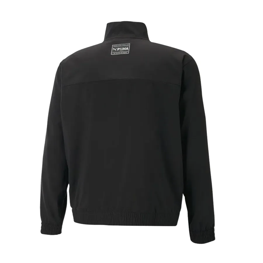 Imagen 1 de 4 de Buzo Puma Fit Heritage 1/2 Zi-NEGRO/VERDE FLUOR