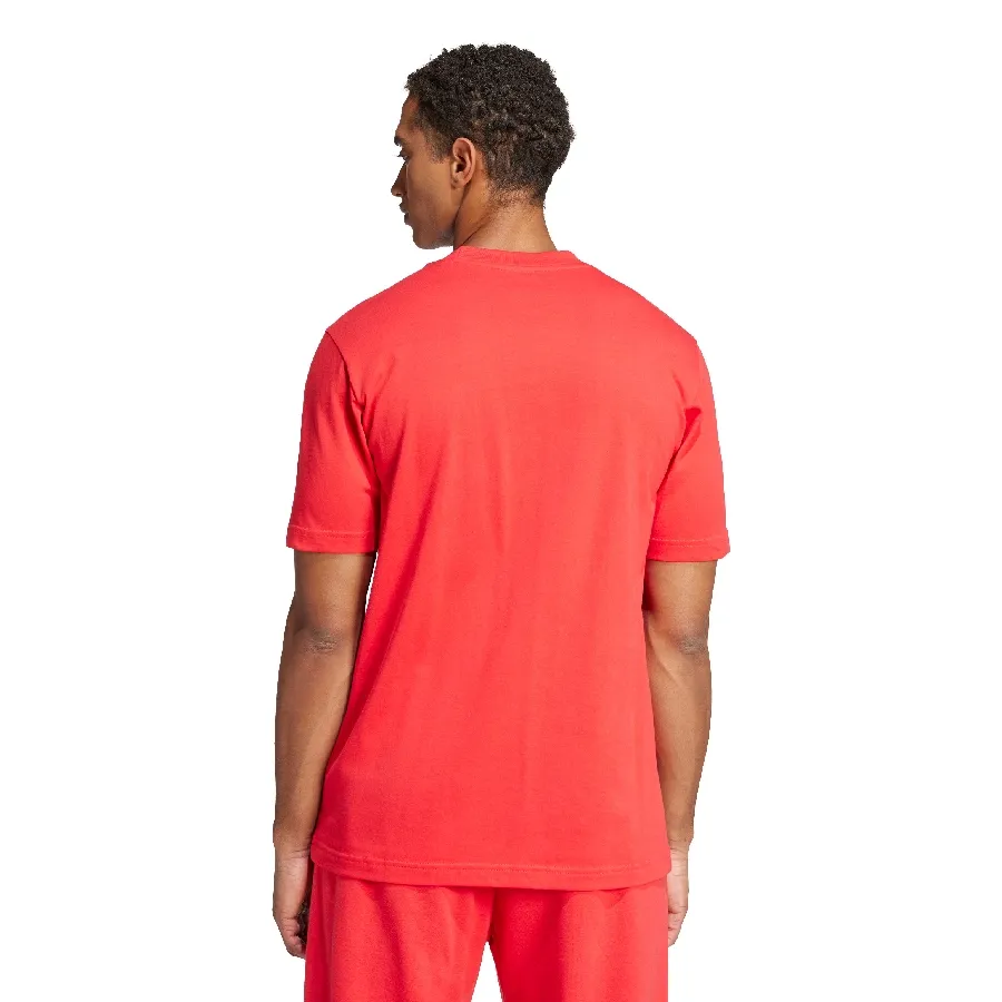 Imagen 2 de 5 de Remera adidas Essentials Big Logo-ROJO/NEGRO