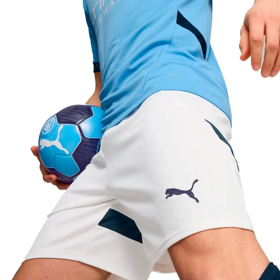 Imagen 3 de 5 de Shorts Puma Manchester City 24/25-BLANCO/MARINO