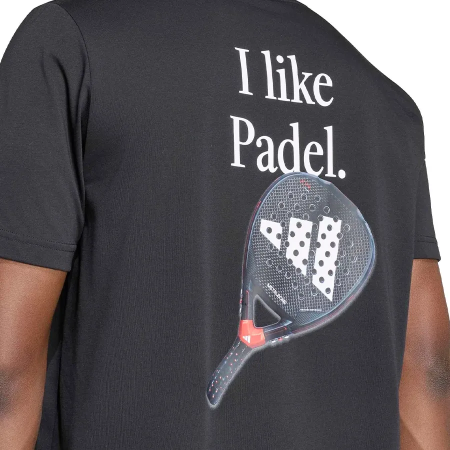 Imagen 4 de 5 de Remera adidas padel Graphic Category-NEGRO