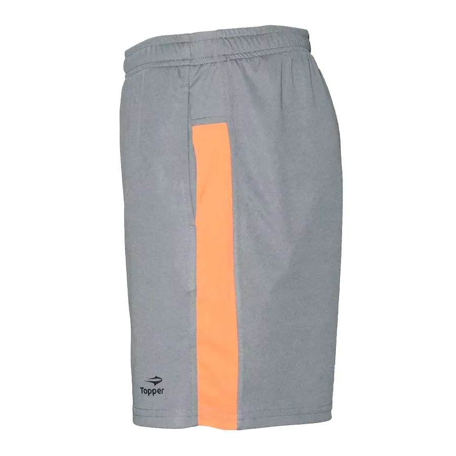 Imagen 1 de 3 de Shorts Topper Line-GRIS/NARANJA