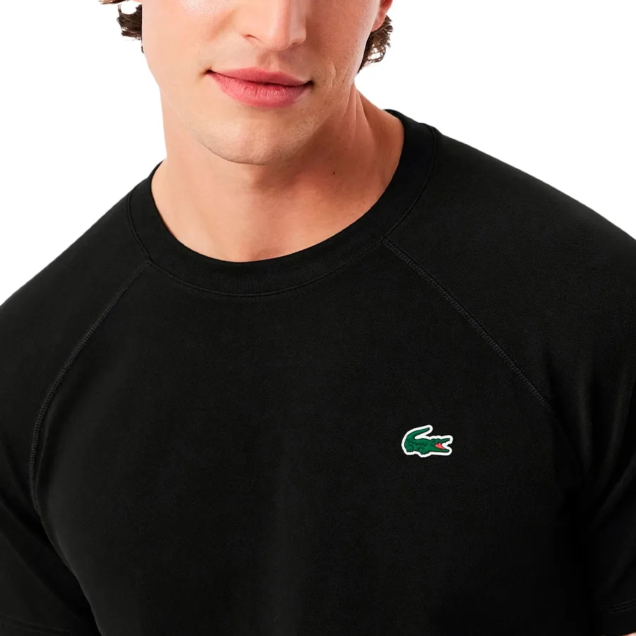 Imagen 3 de 7 de Remera Lacoste Tee Ultra Dry-NEGRO