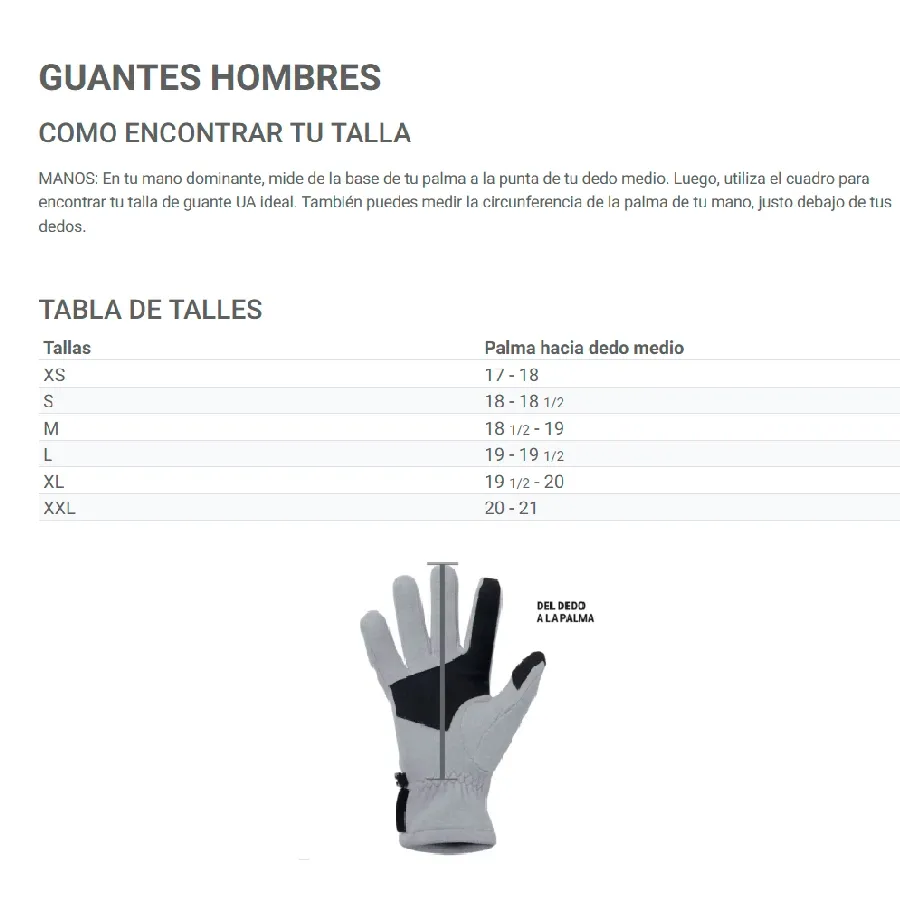 Imagen 3 de 4 de Guantes Under Armour De Entrenamiento-NEGRO