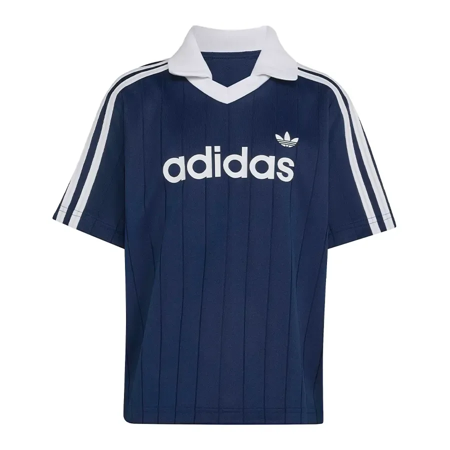 Imagen 3 de 7 de Conjunto adidas originals Polo Pinstripe-MARINO/BLANCO