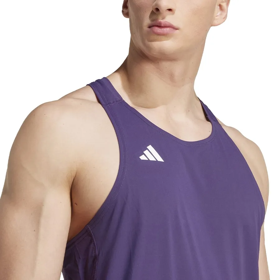 Imagen 3 de 5 de Musculosa adidas Remera Adizero Running Essentials-VIOLETA