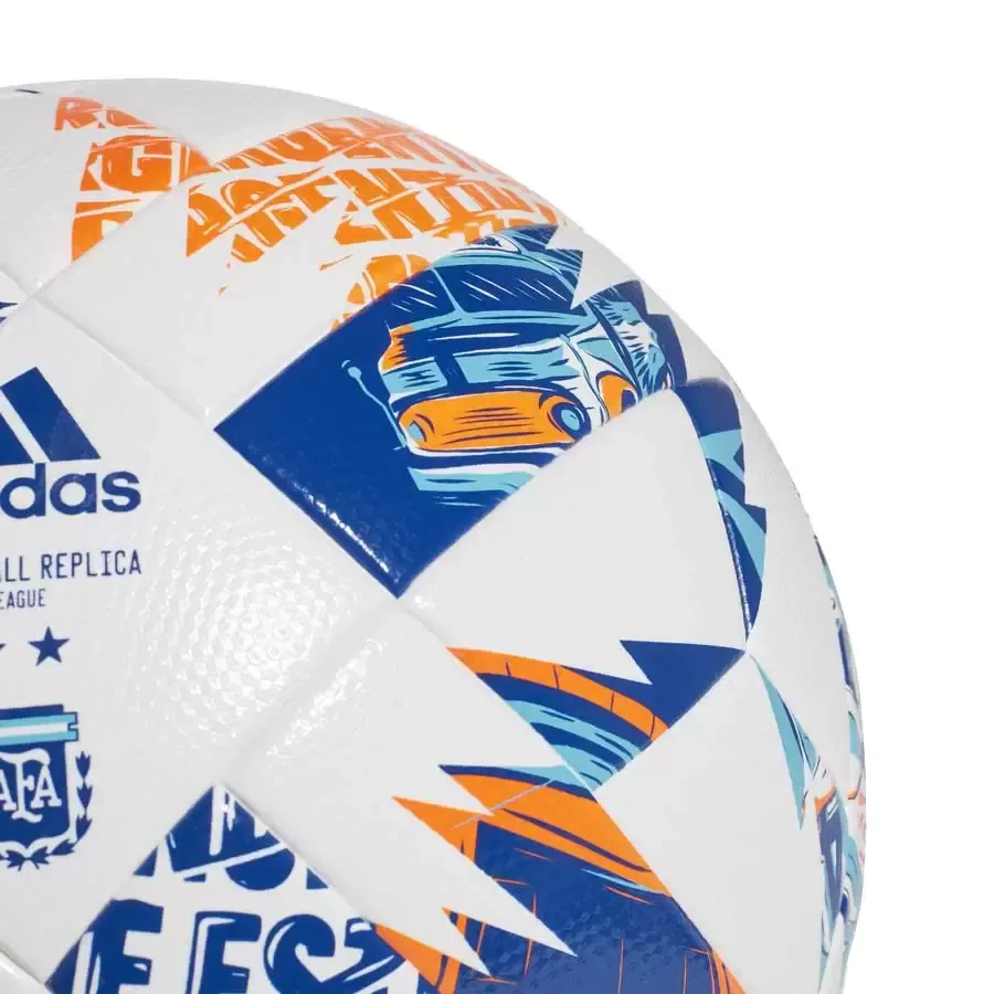 Imagen 3 de 4 de Pelota adidas Argentina 20 League-BLANCO/AZUL/NARANJA