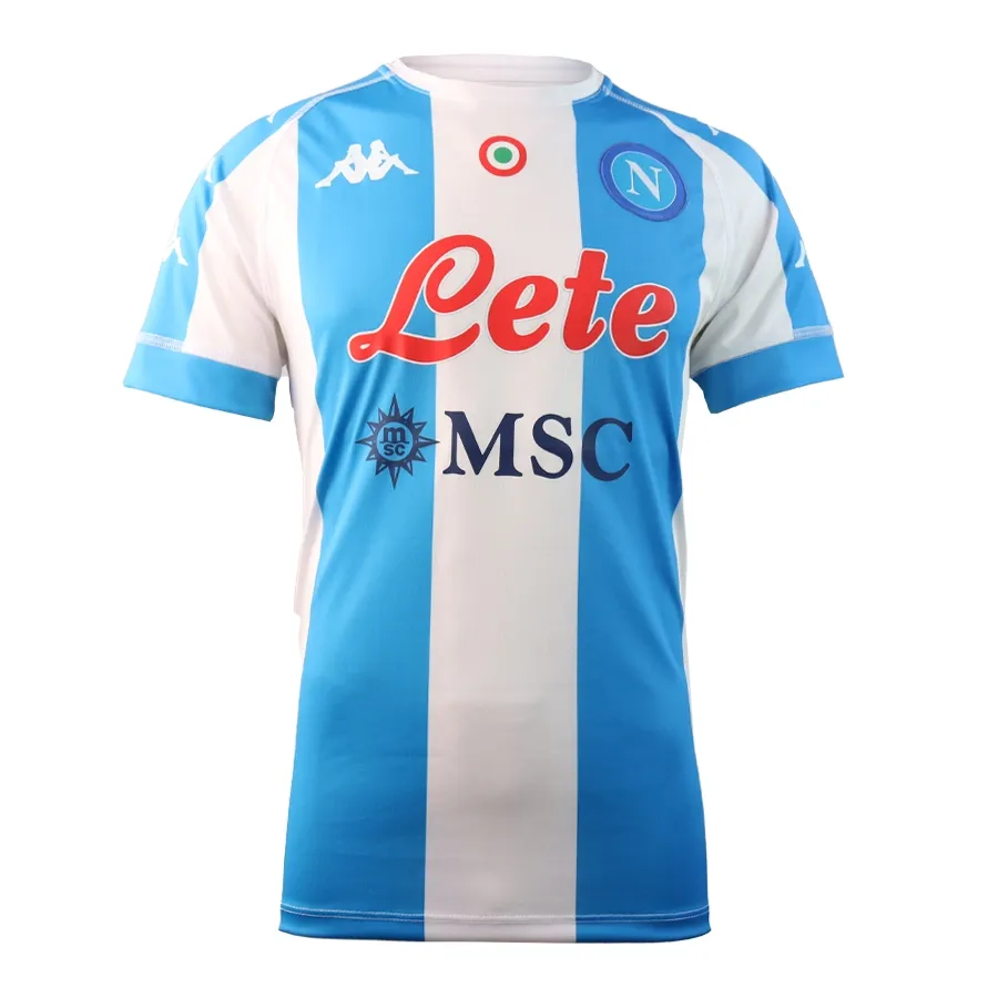 Imagen 0 de 5 de Camiseta Kappa Kombat Extra Napoli-BLANCO/AZUL