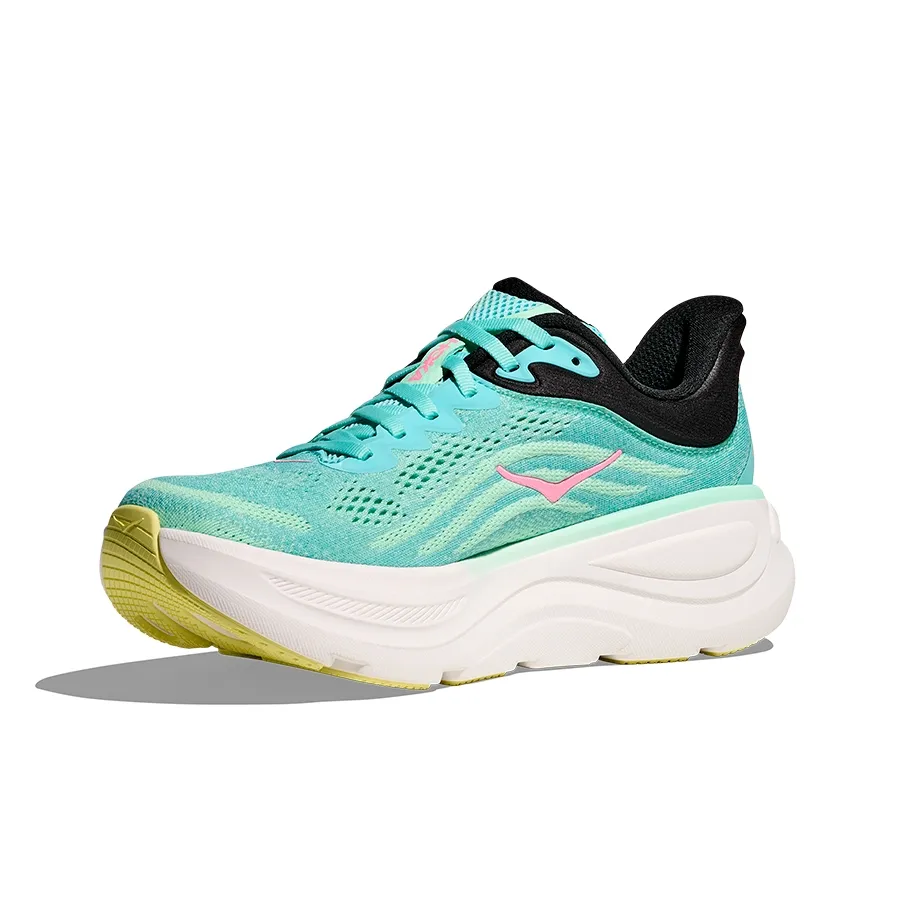 Imagen 5 de 8 de Zapatillas Hoka Bondi 9-VERDE AGUA/CELESTE/ROSA
