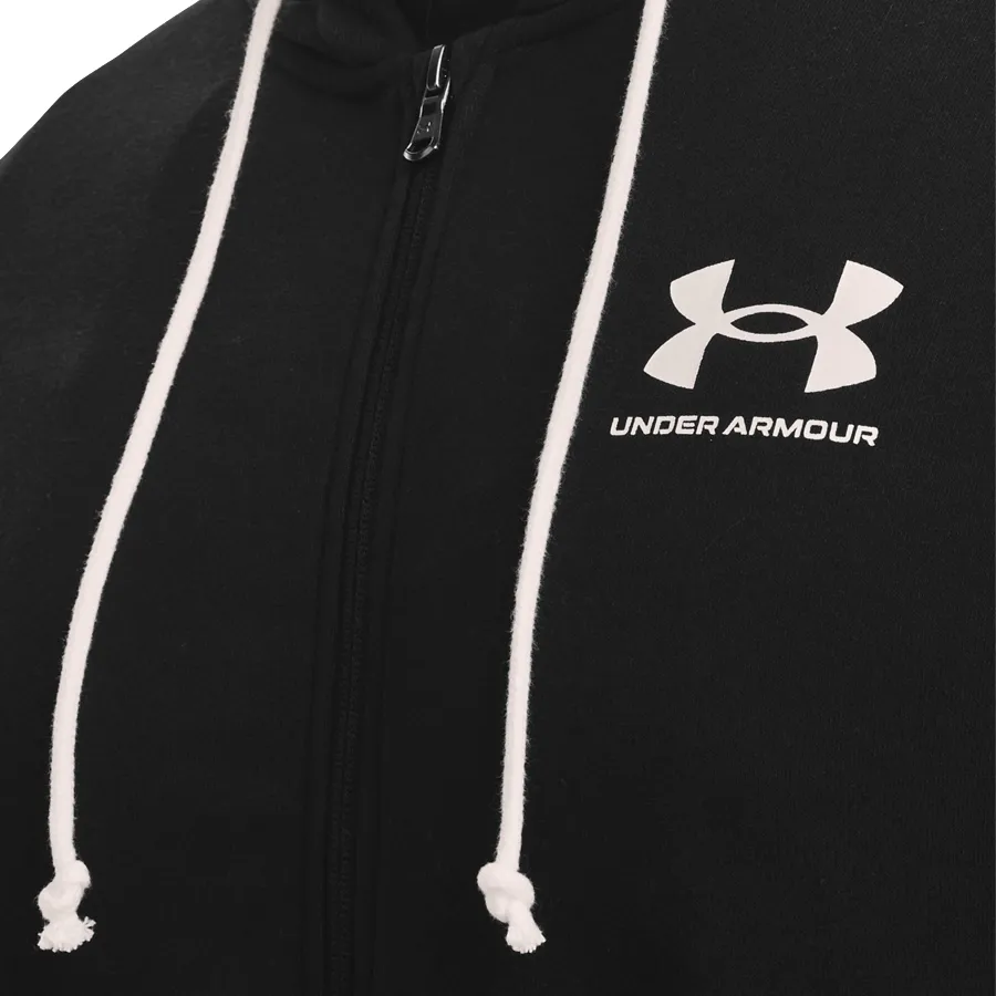Imagen 4 de 5 de Campera Under Armour Rival Terry-NEGRO/BLANCO