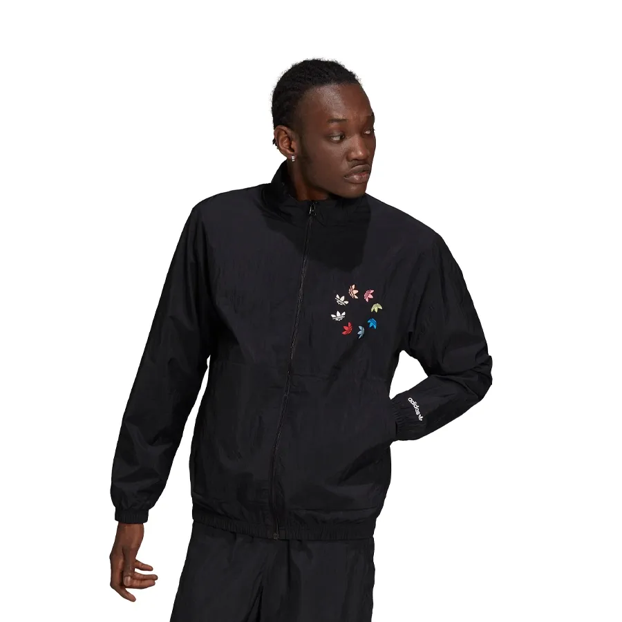 Imagen 1 de 5 de Campera adidas originals St Woven Tt-NEGRO/MULTICOLOR