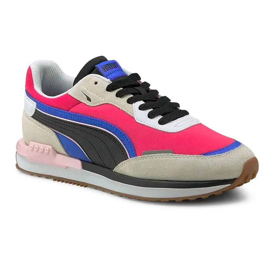 Imagen 2 de 5 de Zapatillas Puma City Rider-FUCSIA/AZUL/NEGRO