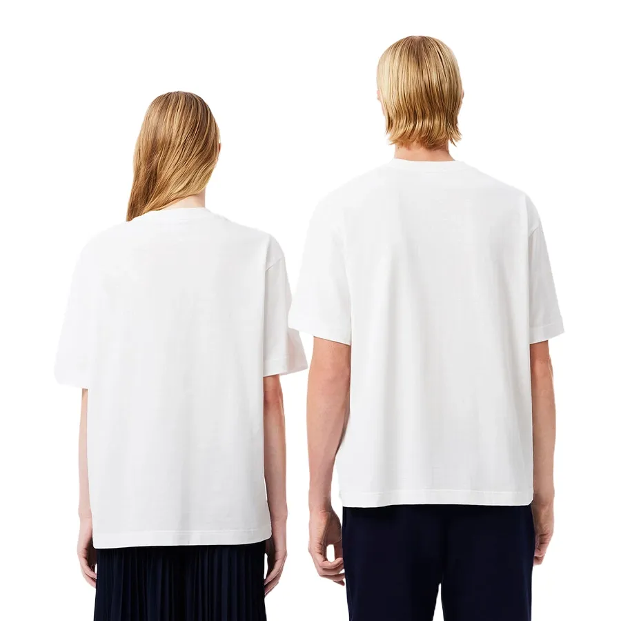 Imagen 1 de 5 de Remera Lacoste Tee Oversize-BLANCO