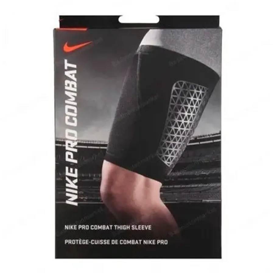 Imagen 2 de 3 de Rodillera Nike Pro Hyperstrong Thight Sleeve-NEGRO