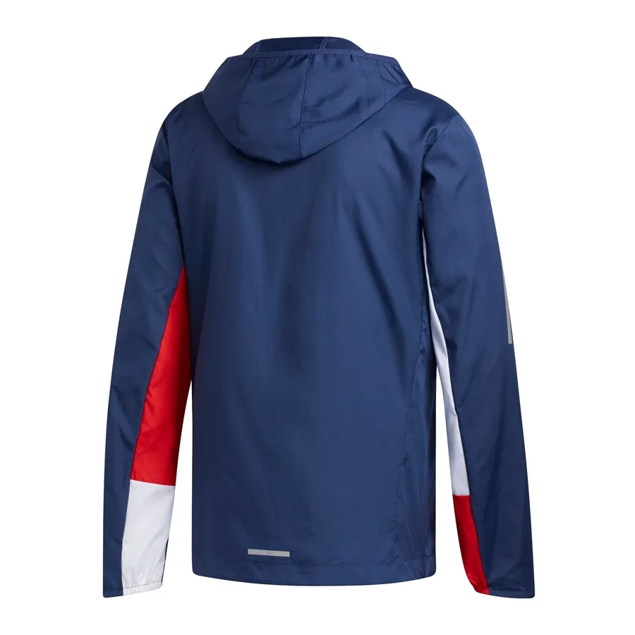 Imagen 1 de 2 de Campera adidas Own the Run-AZUL/BLANCO/ROJO