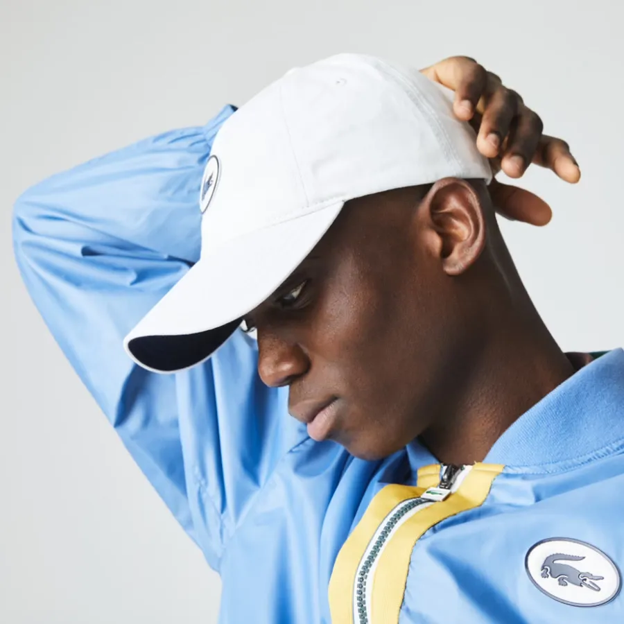Imagen 2 de 4 de Gorra Lacoste -BLANCO/MARINO