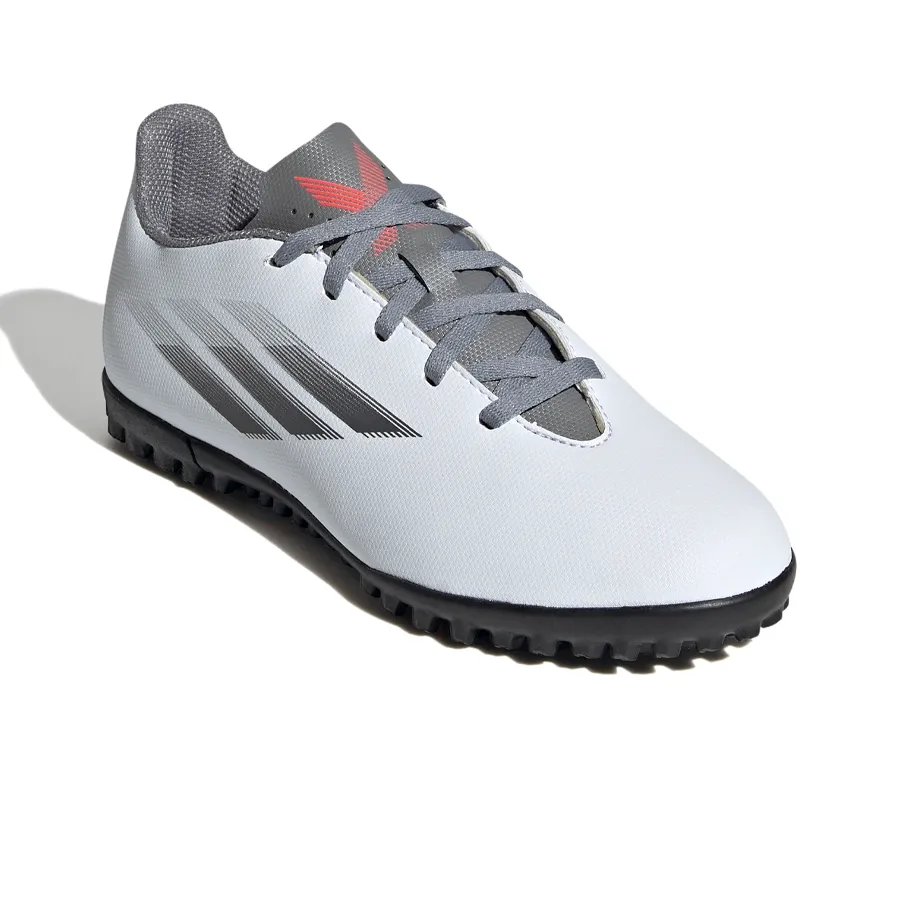Imagen 2 de 6 de Botines adidas X Speedflow 4 Tf J-BLANCO/GRIS/NEGRO