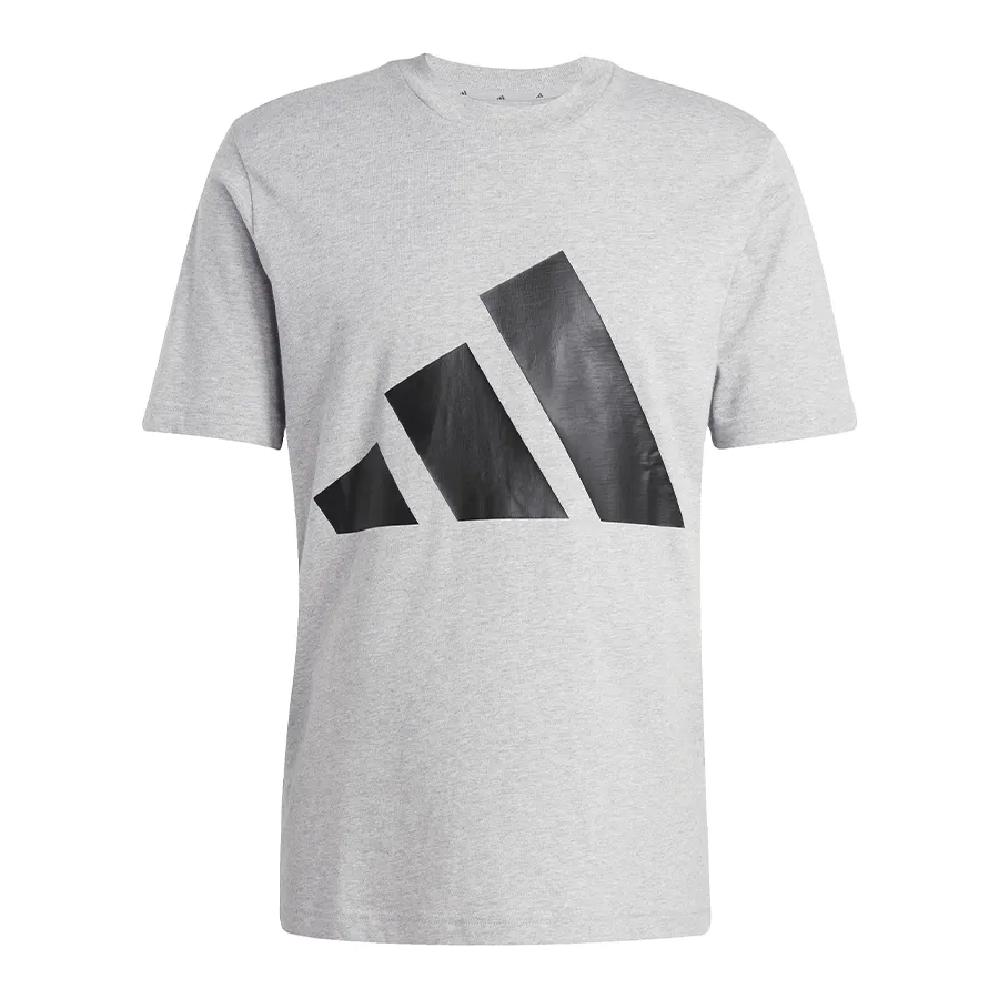 Imagen 2 de 4 de Remera adidas Essentials Big Logo-GRIS/NEGRO