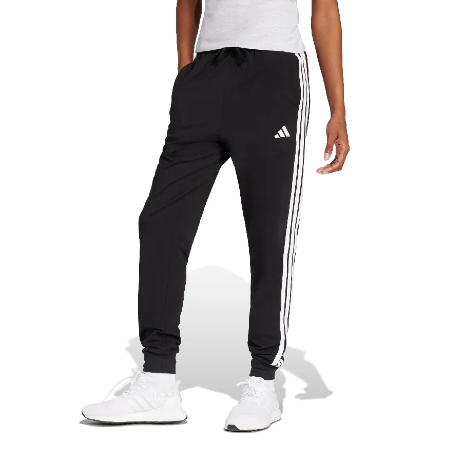 Imagen 0 de 5 de Pantalón adidas Jogger Essentials 3 Tiras-NEGRO/BLANCO