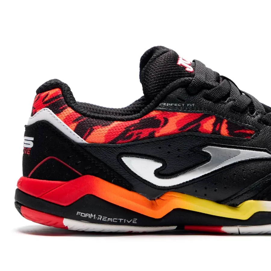 Imagen 3 de 6 de Botines Joma Fs Reactive In-NEGRO/BLANCO/NARANJA