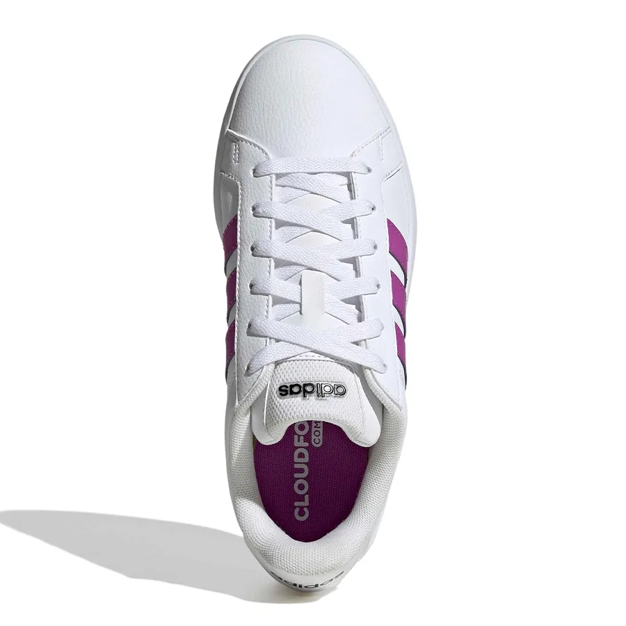 Imagen 3 de 7 de Zapatillas adidas Grand Court Base 3.0-BLANCO/ROSA