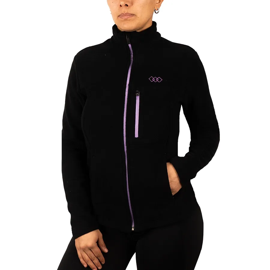 Imagen 1 de 5 de Campera Kamp Micropolar W25-NEGRO