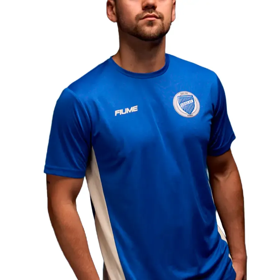 Imagen 2 de 3 de Remera Fiume Sport Godoy Cruz Entrenamiento 26-AZUL/BLANCO