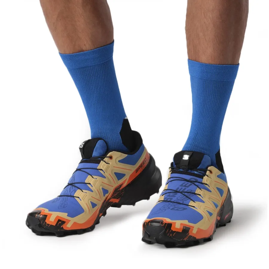 Imagen 5 de 8 de Zapatillas Salomon Speedcross 6-AZUL FRANCIA/NARANJA/BEIGE