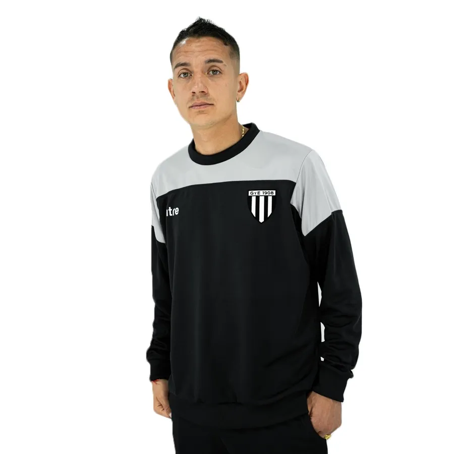 Imagen 4 de 7 de Buzo Mitre Blake Frizado Gimnasia y Esgrima 23-NEGRO/GRIS