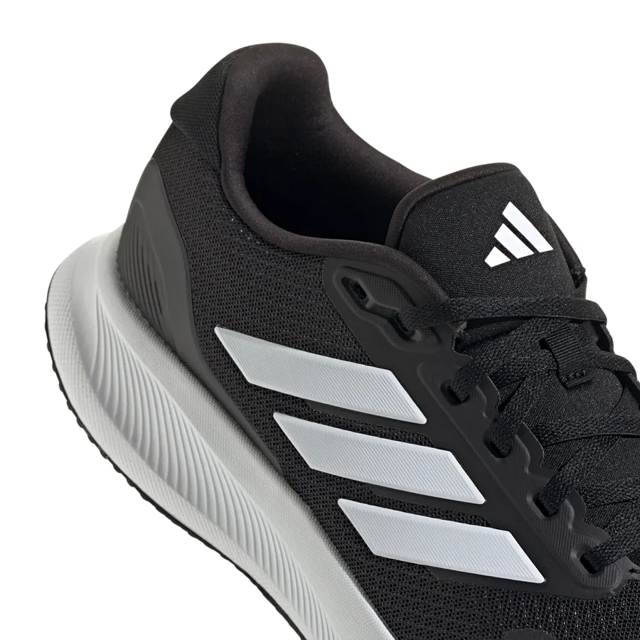 Imagen 3 de 7 de Zapatillas adidas Runfalcon 5-NEGRO/BLANCO