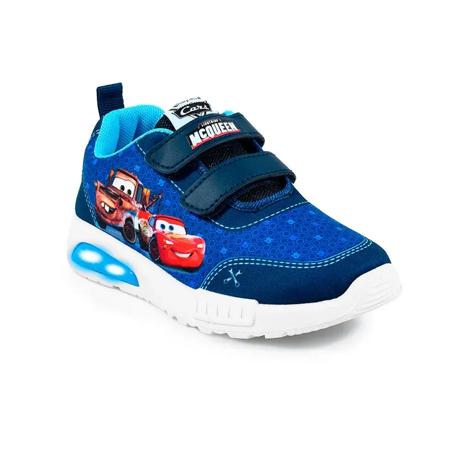 Imagen 0 de 4 de Zapatillas Footy Cars C/Luz-AZUL/BLANCO