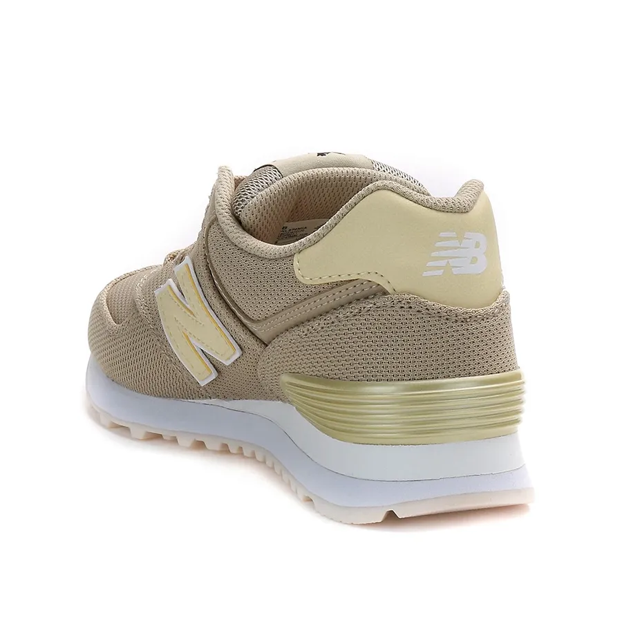Imagen 2 de 4 de Zapatillas New Balance 574-BEIGE/DORADO/AMARILLO
