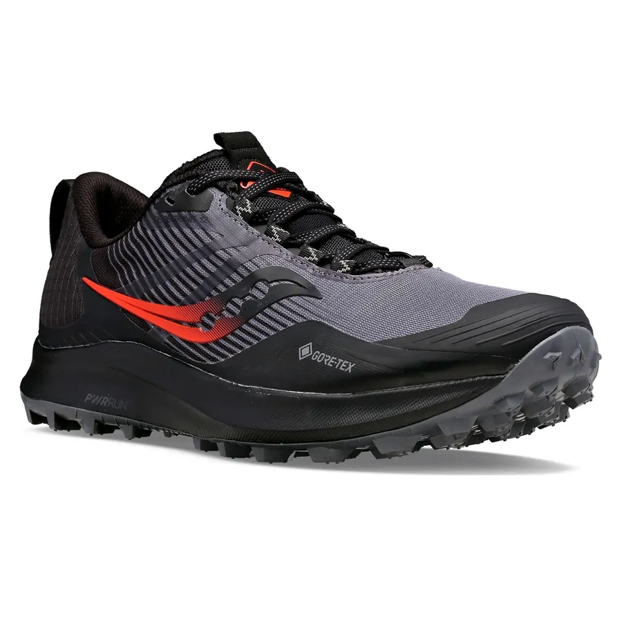 Imagen 2 de 5 de Zapatillas Saucony Peregrine 12 Gtx-GRAFITO/NEGRO