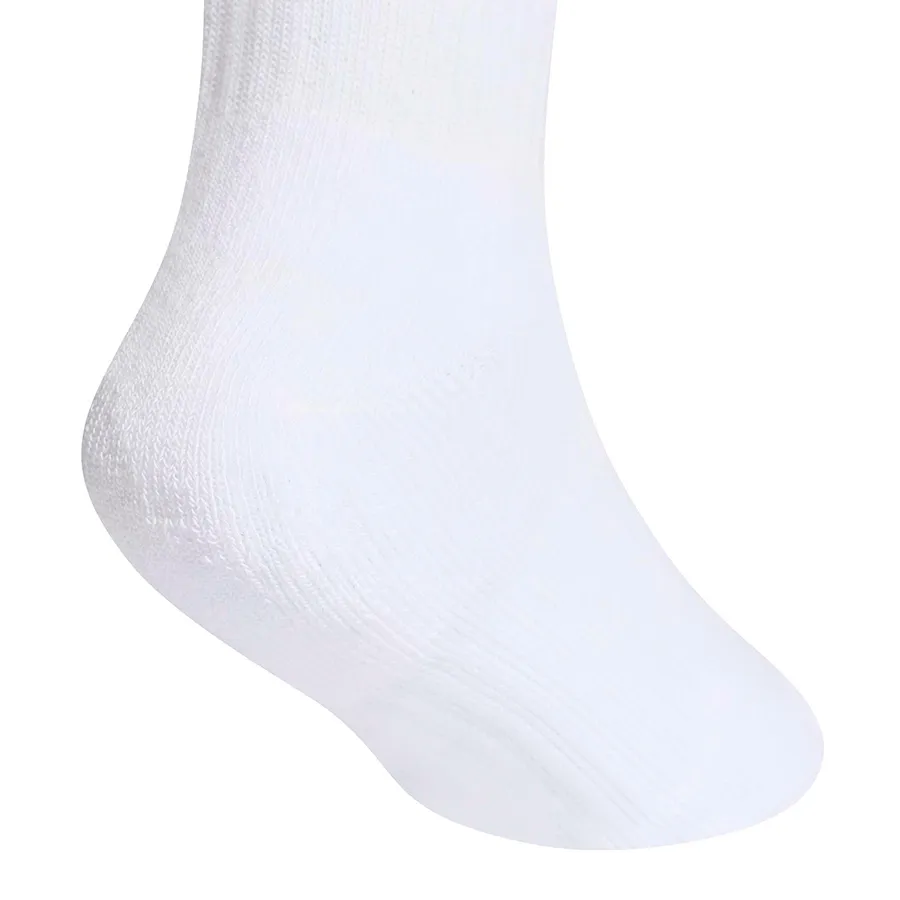 Imagen 3 de 4 de Medias adidas 3S Crw 3P-BLANCO/CELESTE