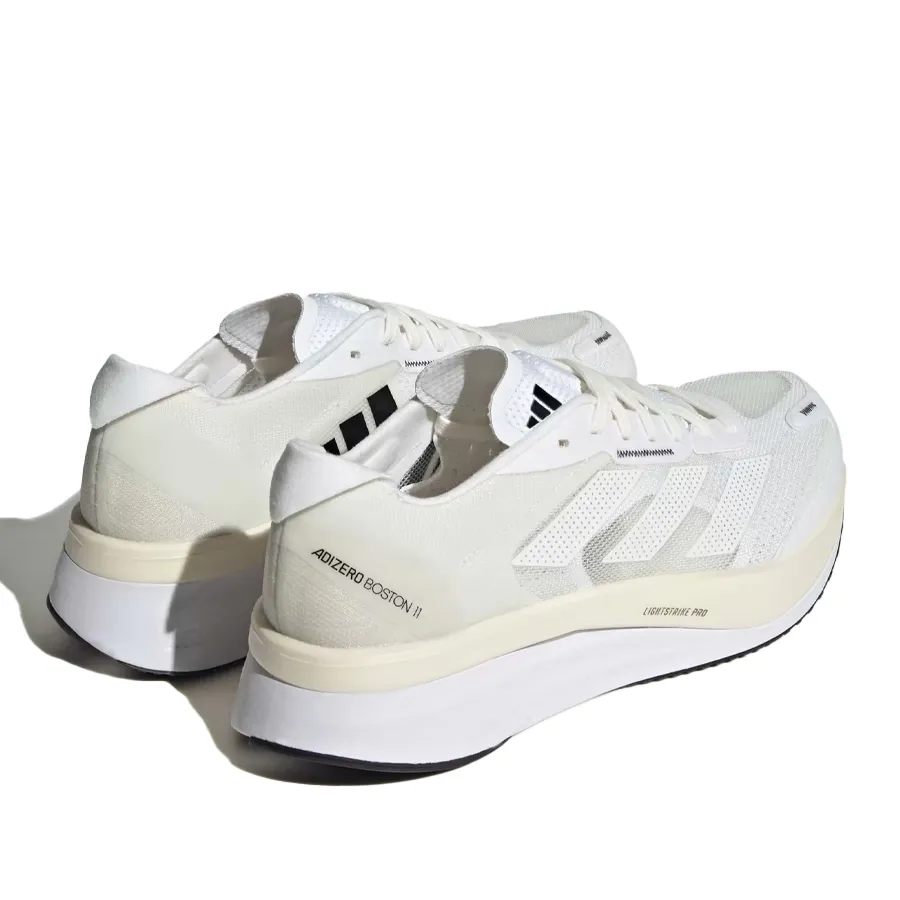 Imagen 3 de 9 de Zapatillas adidas Adizero Boston 11-BLANCO/NEGRO/NATURAL