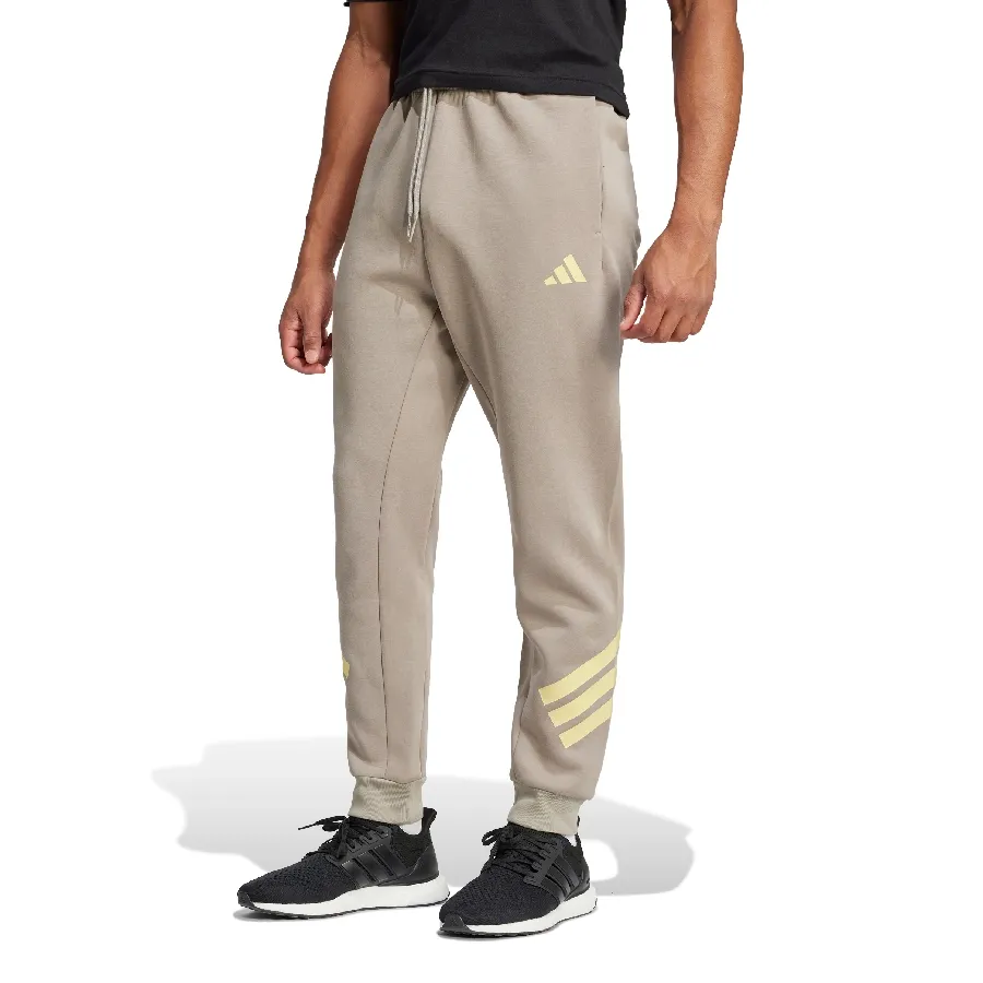 Imagen 1 de 5 de Pantalón adidas Future Icons 3 Tiras-BEIGE/AMARILLO