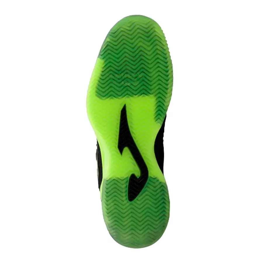 Imagen 3 de 6 de Zapatillas Joma Tenis Rapid-NEGRO/VERDE FLUOR