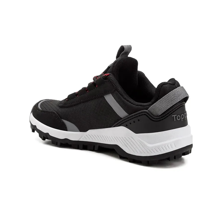 Imagen 2 de 5 de Zapatillas Topper Rug Kids-NEGRO/GRIS/ROJO