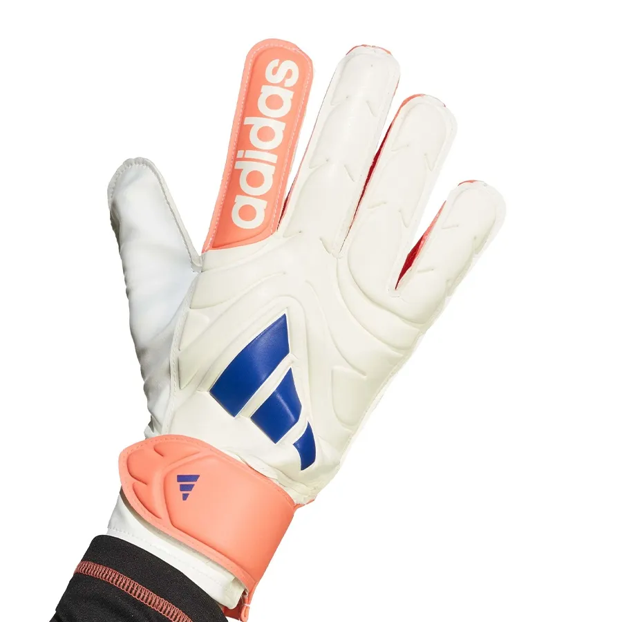 Imagen 1 de 5 de Guantes adidas de arquero Copa Club-HUESO/NARANJA FLUOR/AZUL