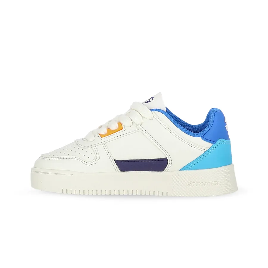 Imagen 2 de 5 de Zapatillas Topper Graft Kids-GRIS/AZUL/CELESTE