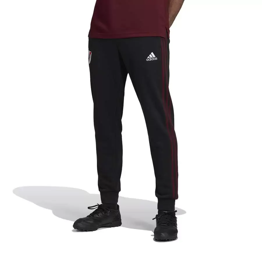 Imagen 1 de 4 de Pantalón adidas 3 Stripes River Plate-NEGRO