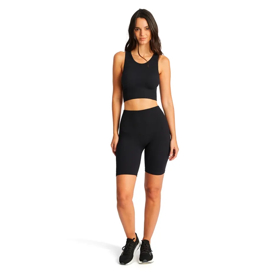 Imagen 1 de 7 de Calza Biker Reves Loki Mujer-NEGRO