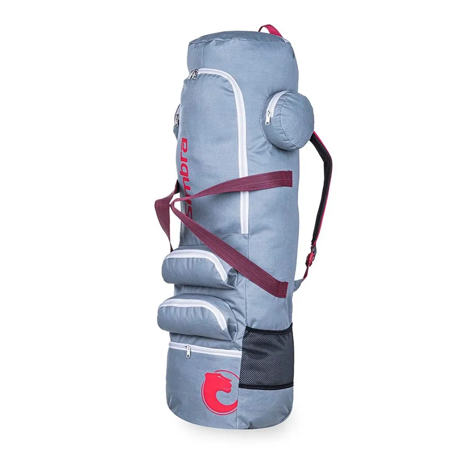 Imagen 0 de 2 de Bolso Simbra Mochila Jab-GRIS/BORDO