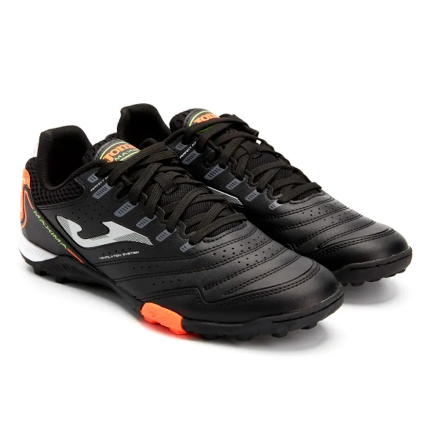 Imagen 4 de 7 de Botines Joma F5 Maxima Tf-NEGRO/NARANJA/PLATA