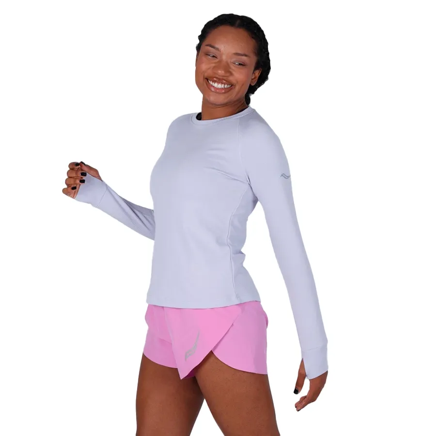Imagen 0 de 3 de Buzo Saucony Thermal Top Triumph 3D Crew-LILA