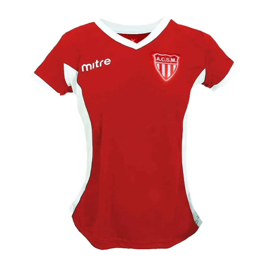 Imagen 0 de 2 de Remera Mitre Atenea Microfibra Acsm 24-ROJO/BLANCO