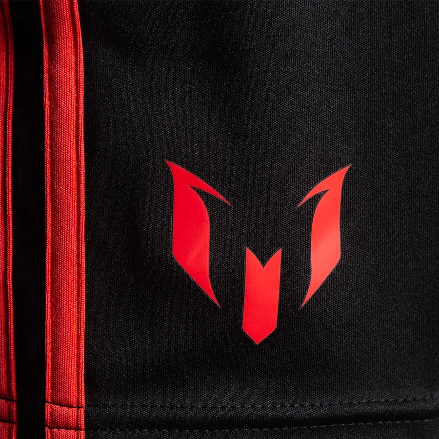 Imagen 5 de 6 de adidas Shorts  Messi Niños-NEGRO/ROJO
