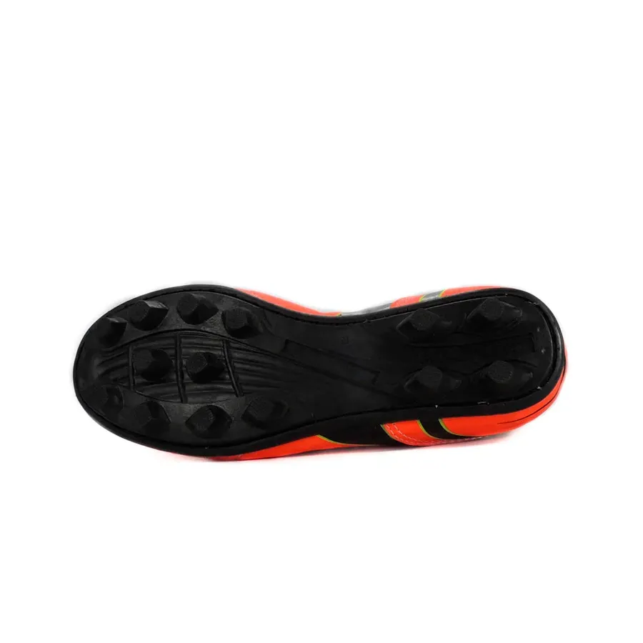 Imagen 3 de 4 de Botines Athix Powerful Kids Tf-NARANJA/VERDE FLUOR/NEGRO